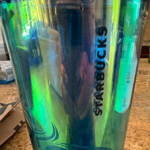 Starbucks 24oz metallic green